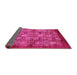 Sideview of Oriental Pink Industrial Rug, urb516pnk