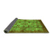 Sideview of Oriental Green Industrial Rug, urb516grn