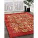 Machine Washable Industrial Modern Red Rug in a Family Room, wshurb516