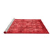 Industrial Red Washable Rugs