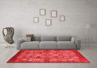 Machine Washable Oriental Red Industrial Rug, wshurb516red