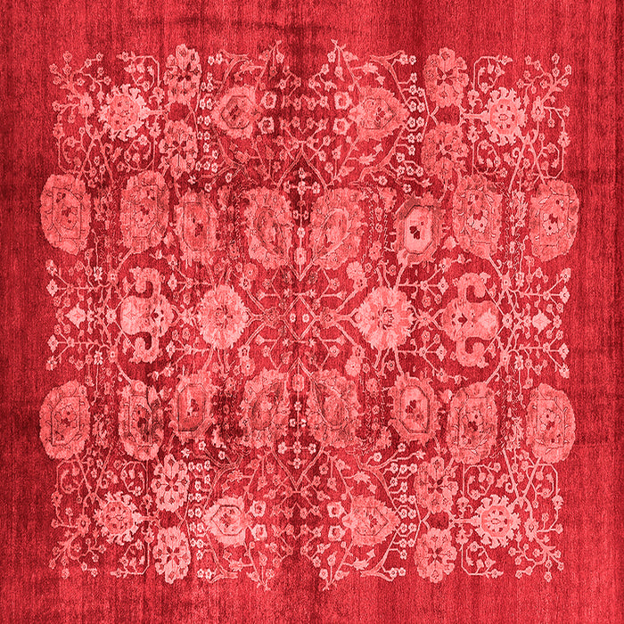 Machine Washable Oriental Red Industrial Rug, wshurb516red