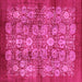 Square Oriental Pink Industrial Rug, urb516pnk