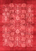 Oriental Red Industrial Area Rugs