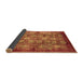 Sideview of Oriental Brown Industrial Rug, urb516brn