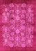 Oriental Pink Industrial Rug, urb516pnk