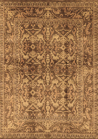 Oriental Brown Traditional Rug, urb517brn