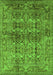 Oriental Green Traditional Rug, urb517grn