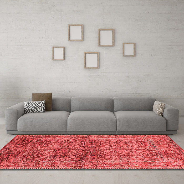 Traditional Red Washable Rugs
