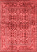 Oriental Red Traditional Area Rugs