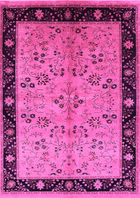 Oriental Pink Traditional Rug, urb518pnk