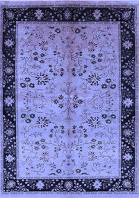 Oriental Blue Traditional Rug, urb518blu