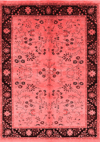 Oriental Red Traditional Rug, urb518red