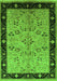 Oriental Green Traditional Rug, urb518grn