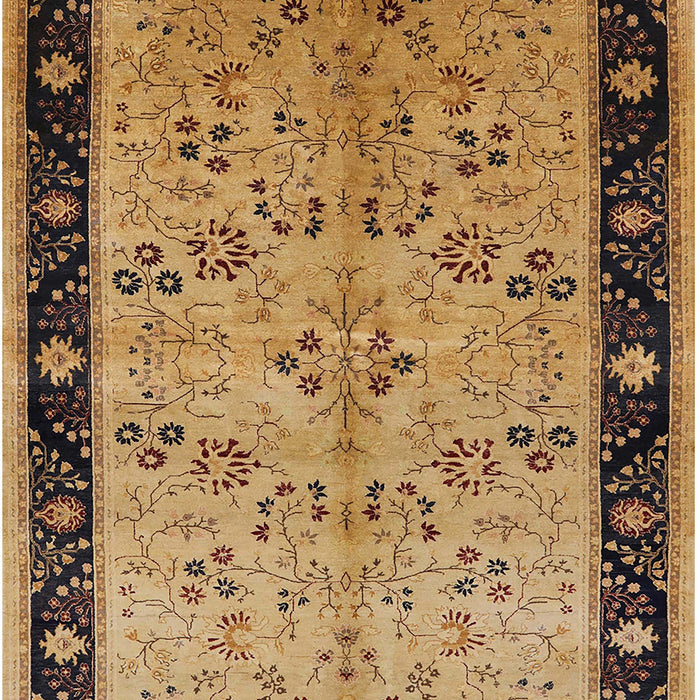 Mid-Century Modern Sangria Brown Oriental Rug, urb518