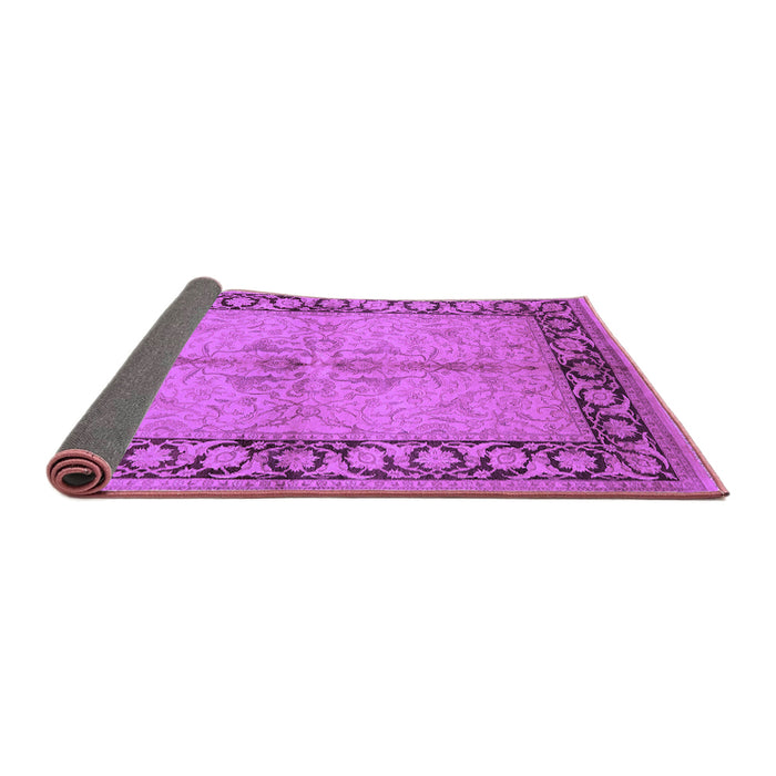 Sideview of Oriental Purple Traditional Rug, urb519pur