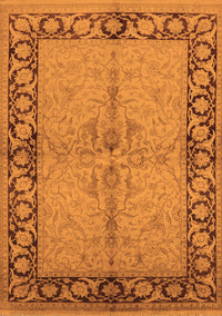 Oriental Orange Traditional Rug, urb519org