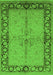 Oriental Green Traditional Rug, urb519grn