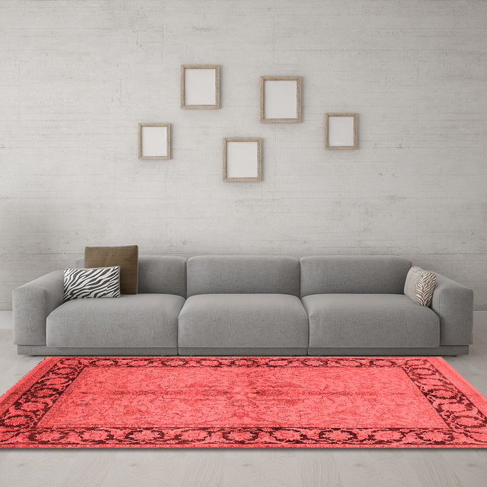 Traditional Red Washable Rugs