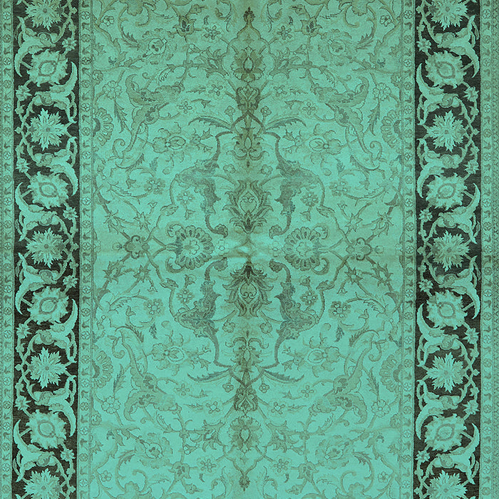 Oriental Turquoise Traditional Rug, urb519turq