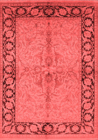 Oriental Red Traditional Rug, urb519red