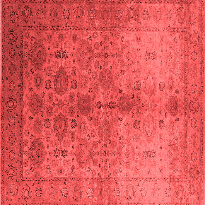 Machine Washable Oriental Red Traditional Rug, wshurb520red