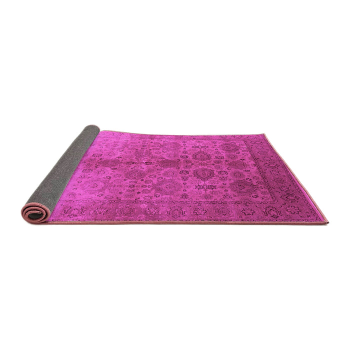 Sideview of Oriental Pink Traditional Rug, urb520pnk