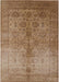 Mid-Century Modern Light Brown Oriental Rug, urb520