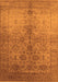 Oriental Orange Traditional Rug, urb520org