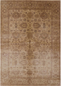 Machine Washable Industrial Modern Light Brown Rug, wshurb520