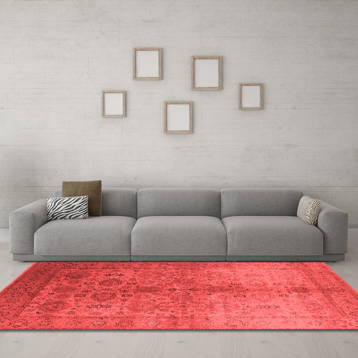 Traditional Red Washable Rugs