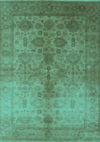 Oriental Turquoise Traditional Rug, urb520turq
