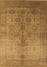 Oriental Brown Traditional Rug, urb520brn