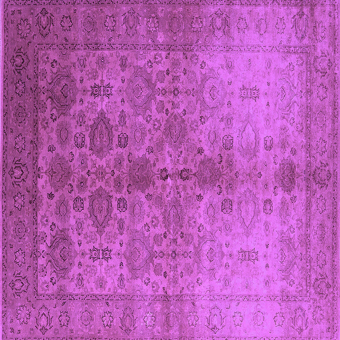 Square Oriental Purple Traditional Rug, urb520pur