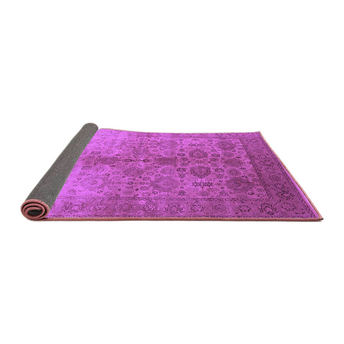 Sideview of Oriental Purple Traditional Rug, urb520pur