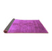 Sideview of Oriental Purple Traditional Rug, urb520pur