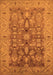 Oriental Orange Traditional Rug, urb521org
