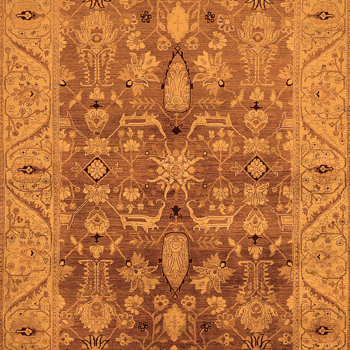 Oriental Orange Traditional Rug, urb521org