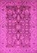 Oriental Pink Traditional Rug, urb521pnk
