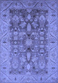 Oriental Blue Traditional Rug, urb521blu