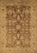 Oriental Brown Traditional Rug, urb521brn