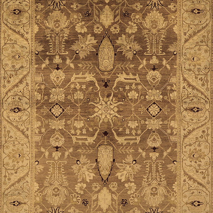 Oriental Brown Traditional Rug, urb521brn