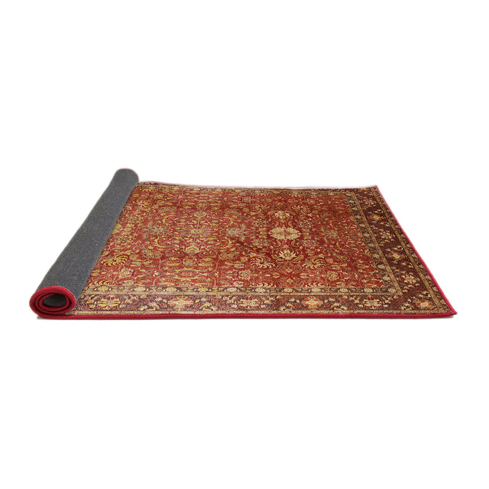 Sideview of Mid-Century Modern Red Oriental Rug, urb522