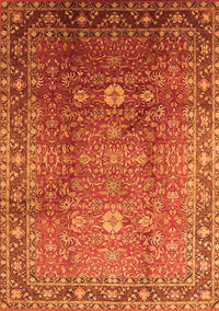 Oriental Orange Traditional Rug, urb522org