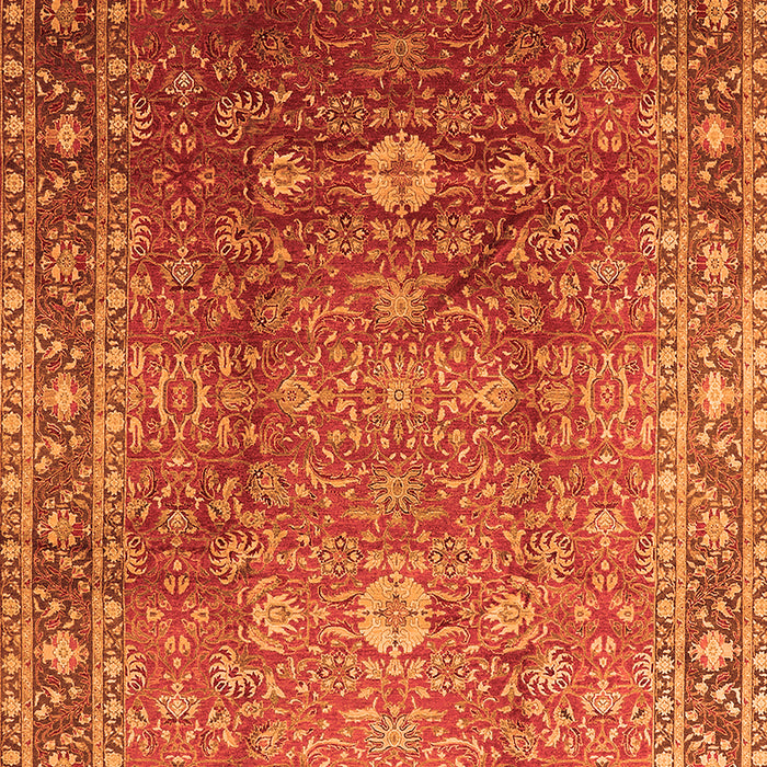 Oriental Orange Traditional Rug, urb522org
