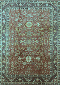 Oriental Light Blue Traditional Rug, urb522lblu