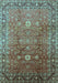 Oriental Light Blue Traditional Rug, urb522lblu