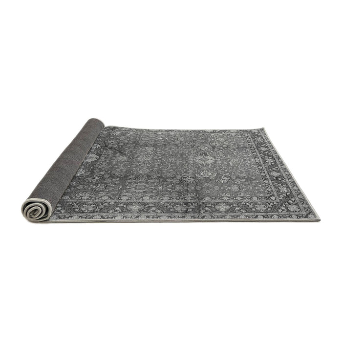 Sideview of Oriental Gray Traditional Rug, urb522gry