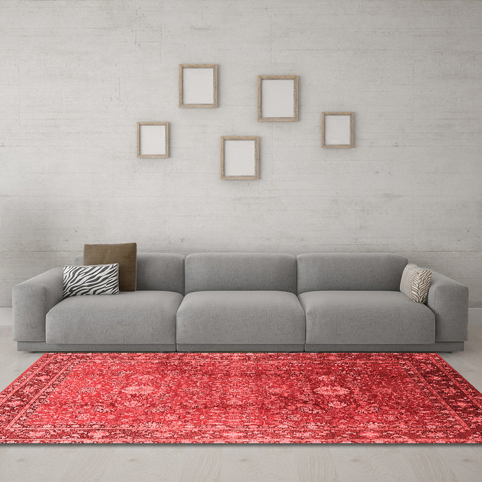 Traditional Red Washable Rugs