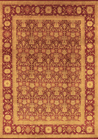 Oriental Brown Traditional Rug, urb523brn